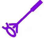 icon of a branding iron