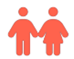 icon of couple holding hands