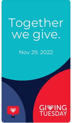 official Together We Give graphic from givingtuesday.org